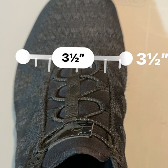 SIZE 9 Skechers Breathe Easy - Infi-Knity Relaxed Fit Slip-In Sneakers - Black - Picture 15 of 15